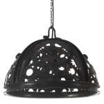 vidaXL Lampă de tavan industrială cu lanț, model roată, 45 cm, E27 vidaXL Lampă de tavan industrială cu lanț, model roată, 45 cm, E27