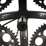 vidaXL Lampă de tavan industrială cu lanț, model roată, 45 cm, E27 vidaXL Lampă de tavan industrială cu lanț, model roată, 45 cm, E27
