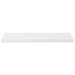vidaXL Rafturi de perete, 4 buc., alb extralucios, 90x23,5x3,8 cm, MDF