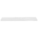 vidaXL Rafturi de perete, 2 buc., alb extralucios, 120x23,5x3,8 cm MDF vidaXL Rafturi de perete, 2 buc., alb extralucios, 120x23,5x3,8 cm MDF