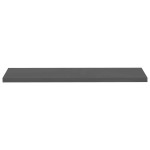 vidaXL Rafturi de perete, 4 buc., gri extralucios, 120x23,5x3,8 cm MDF