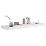 vidaXL Rafturi de perete, 4 buc., alb, 80 x 23,5 x 3,8 cm, MDF