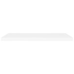 vidaXL Rafturi de perete suspendate, 2 buc., alb, 90x23,5x3,8 cm, MDF vidaXL Rafturi de perete suspendate, 2 buc., alb, 90x23,5x3,8 cm, MDF