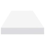 vidaXL Rafturi de perete suspendate, 2 buc., alb, 90x23,5x3,8 cm, MDF vidaXL Rafturi de perete suspendate, 2 buc., alb, 90x23,5x3,8 cm, MDF