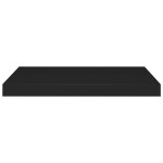 vidaXL Rafturi de perete, 4 buc., negru, 60 x 23,5 x 3,8 cm, MDF vidaXL Rafturi de perete, 4 buc., negru, 60 x 23,5 x 3,8 cm, MDF