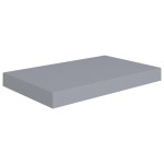 vidaXL Rafturi de perete suspendate, 4 buc., gri, 40x23x3,8 cm, MDF vidaXL Rafturi de perete suspendate, 4 buc., gri, 40x23x3,8 cm, MDF