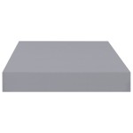 vidaXL Rafturi de perete suspendate, 4 buc., gri, 40x23x3,8 cm, MDF vidaXL Rafturi de perete suspendate, 4 buc., gri, 40x23x3,8 cm, MDF