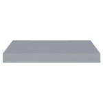 vidaXL Rafturi de perete suspendate, 4 buc., gri, 40x23x3,8 cm, MDF vidaXL Rafturi de perete suspendate, 4 buc., gri, 40x23x3,8 cm, MDF