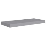 vidaXL Rafturi de perete, 4 buc., gri, 60 x 23,5 x 3,8 cm, MDF