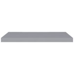 vidaXL Rafturi de perete suspendate, 4 buc., gri, 80x23,5x3,8 cm, MDF