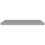 vidaXL Rafturi de perete suspendate, 4 buc., gri, 90x23,5x3,8 cm, MDF