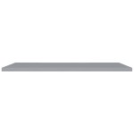 vidaXL Rafturi de perete suspendate, 2 buc., gri, 120x23,5x3,8 cm, MDF vidaXL Rafturi de perete suspendate, 2 buc., gri, 120x23,5x3,8 cm, MDF