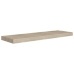 vidaXL Rafturi de perete suspendate 2 buc., stejar, 80x23,5x3,8 cm MDF vidaXL Rafturi de perete suspendate 2 buc., stejar, 80x23,5x3,8 cm MDF