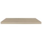 vidaXL Rafturi de perete suspendate 2 buc., stejar, 80x23,5x3,8 cm MDF vidaXL Rafturi de perete suspendate 2 buc., stejar, 80x23,5x3,8 cm MDF