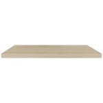 vidaXL Rafturi de perete suspendate 2 buc., stejar, 90x23,5x3,8 cm MDF vidaXL Rafturi de perete suspendate 2 buc., stejar, 90x23,5x3,8 cm MDF