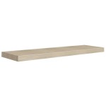 vidaXL Rafturi de perete suspendate 4 buc. stejar, 90x23,5x3,8 cm, MDF vidaXL Rafturi de perete suspendate 4 buc. stejar, 90x23,5x3,8 cm, MDF