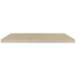 vidaXL Rafturi de perete suspendate 4 buc. stejar, 90x23,5x3,8 cm, MDF vidaXL Rafturi de perete suspendate 4 buc. stejar, 90x23,5x3,8 cm, MDF