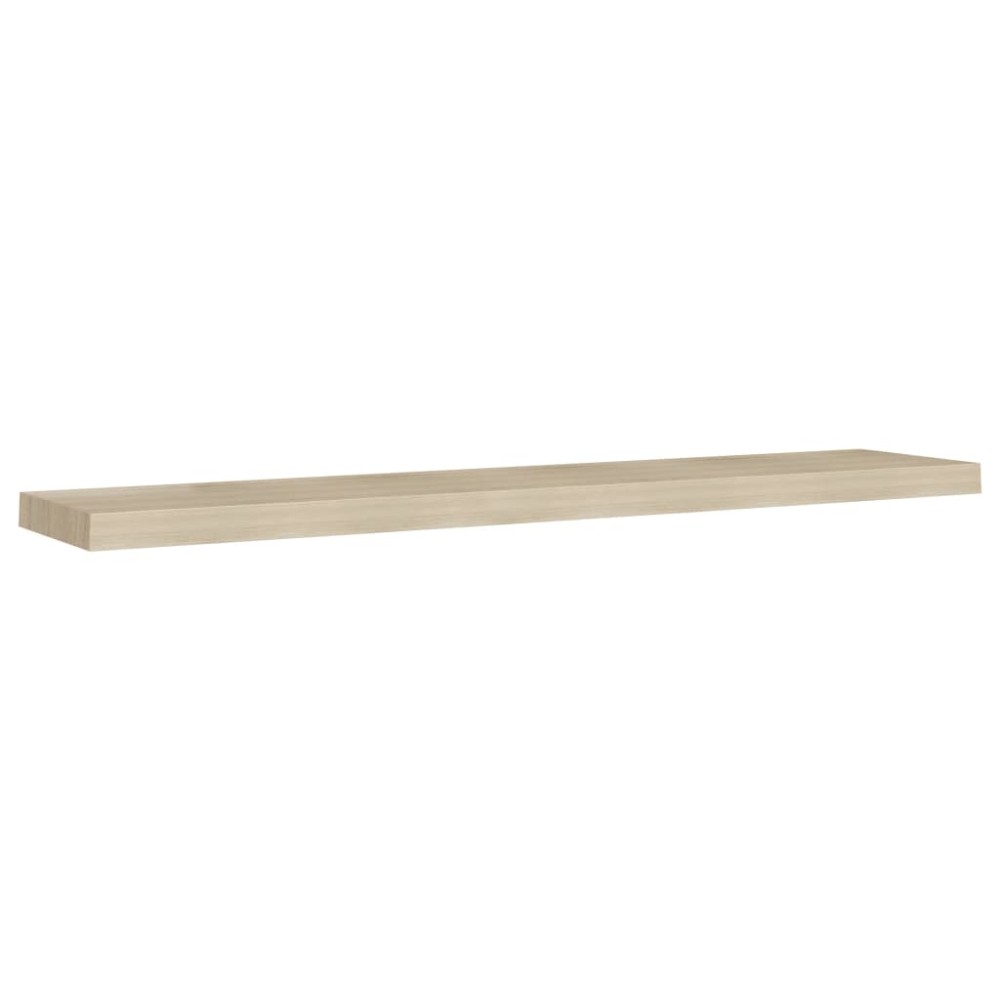 vidaXL Raft de perete suspendat, stejar, 120x23,5x3,8 cm, MDF