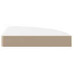 vidaXL Rafturi colț perete, 2 buc., alb extralucios, 25x25x3,8 cm, MDF vidaXL Rafturi colț perete, 2 buc., alb extralucios, 25x25x3,8 cm, MDF