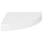 vidaXL Raft colțar de perete, alb, 25 x 25 x 3,8 cm, MDF vidaXL Raft colțar de perete, alb, 25 x 25 x 3,8 cm, MDF