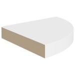 vidaXL Rafturi colțar de perete, 4 buc., alb, 25 x 25 x 3,8 cm, MDF vidaXL Rafturi colțar de perete, 4 buc., alb, 25 x 25 x 3,8 cm, MDF