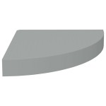vidaXL Rafturi colțar de perete, 2 buc., gri, 25 x 25 x 3,8 cm, MDF vidaXL Rafturi colțar de perete, 2 buc., gri, 25 x 25 x 3,8 cm, MDF