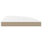 vidaXL Rafturi de perete, 2 buc., alb extralucios, 35x35x3,8 cm, MDF vidaXL Rafturi de perete, 2 buc., alb extralucios, 35x35x3,8 cm, MDF