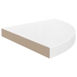 vidaXL Colțare suspendate, 4 buc., alb extralucios, 35x35x3,8 cm, MDF vidaXL Colțare suspendate, 4 buc., alb extralucios, 35x35x3,8 cm, MDF