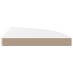 vidaXL Colțare suspendate, 4 buc., alb extralucios, 35x35x3,8 cm, MDF vidaXL Colțare suspendate, 4 buc., alb extralucios, 35x35x3,8 cm, MDF