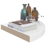 vidaXL Colțare suspendate, 4 buc., alb extralucios, 35x35x3,8 cm, MDF vidaXL Colțare suspendate, 4 buc., alb extralucios, 35x35x3,8 cm, MDF