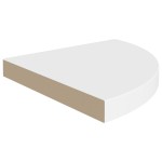 vidaXL Raft colțar de perete, alb, 35 x 35 x 3,8 cm, MDF vidaXL Raft colțar de perete, alb, 35 x 35 x 3,8 cm, MDF