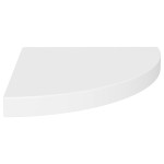 vidaXL Rafturi colț de perete, 2 buc., alb, 35x35x3,8 cm, MDF vidaXL Rafturi colț de perete, 2 buc., alb, 35x35x3,8 cm, MDF