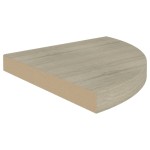 vidaXL Rafturi colț de perete, 2 buc., stejar, 35x35x3,8 cm, MDF vidaXL Rafturi colț de perete, 2 buc., stejar, 35x35x3,8 cm, MDF