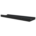 vidaXL Rafturi rame foto cu bordură, 2 buc., negru, 40 x 9 x 3 cm, MDF vidaXL Rafturi rame foto cu bordură, 2 buc., negru, 40 x 9 x 3 cm, MDF
