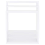 vidaXL Rafturi cub de perete, 3 buc., alb, MDF vidaXL Rafturi cub de perete, 3 buc., alb, MDF