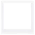 vidaXL Rafturi cub de perete, 3 buc., alb, MDF vidaXL Rafturi cub de perete, 3 buc., alb, MDF