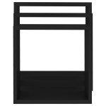 vidaXL Rafturi cub de perete, 3 buc., negru, MDF vidaXL Rafturi cub de perete, 3 buc., negru, MDF
