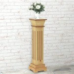 vidaXL Suport plante clasic în formă stâlp pătrat lemn 17x17x66 cm MDF vidaXL Suport plante clasic în formă stâlp pătrat lemn 17x17x66 cm MDF