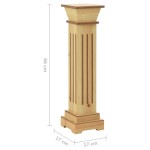 vidaXL Suport plante clasic în formă stâlp pătrat lemn 17x17x66 cm MDF vidaXL Suport plante clasic în formă stâlp pătrat lemn 17x17x66 cm MDF