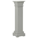 vidaXL Suport de plante clasic formă stâlp pătrat gri 17x17x66 cm MDF vidaXL Suport de plante clasic formă stâlp pătrat gri 17x17x66 cm MDF