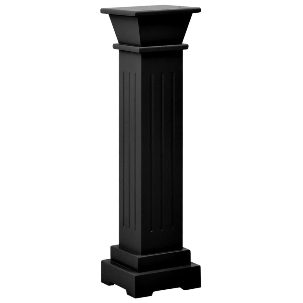 vidaXL Suport plante clasic formă stâlp pătrat negru 17x17x66 cm MDF