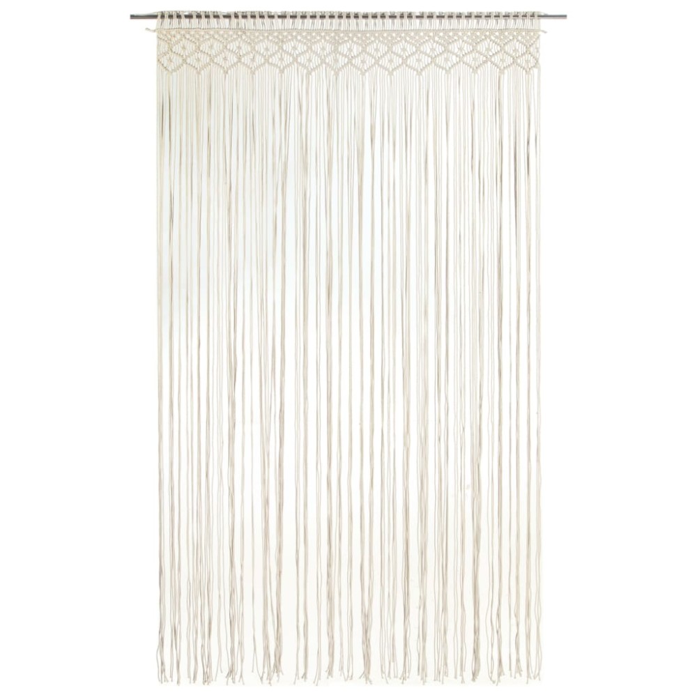 vidaXL Perdea macrame, 140 x 240 cm, bumbac