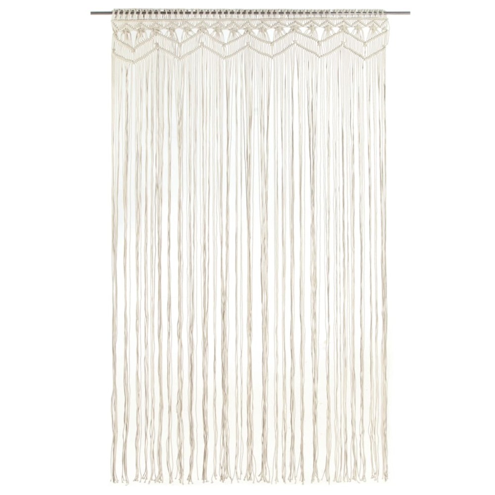 vidaXL Perdea macrame, 140 x 240 cm, bumbac