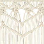 vidaXL Perdea macrame, 140 x 240 cm, bumbac vidaXL Perdea macrame, 140 x 240 cm, bumbac