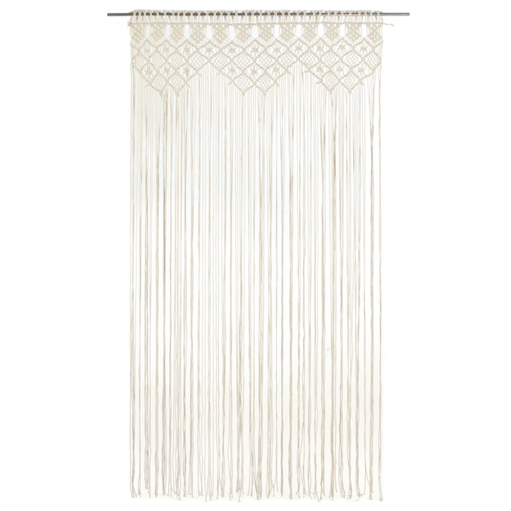 vidaXL Perdea macrame, 140 x 240 cm, bumbac