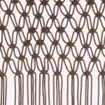 vidaXL Perdea macrame, gri taupe,140 x 240 cm, bumbac vidaXL Perdea macrame, gri taupe,140 x 240 cm, bumbac