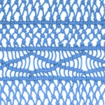 vidaXL Perdea macrame, albastru, 140 x 240 cm, bumbac vidaXL Perdea macrame, albastru, 140 x 240 cm, bumbac