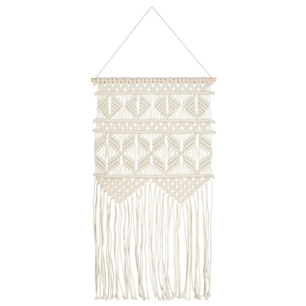 vidaXL Cuier de perete macrame, 40x80, bumbac