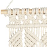 vidaXL Cuier de perete macrame, 40x80, bumbac vidaXL Cuier de perete macrame, 40x80, bumbac