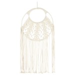 vidaXL Cuier de perete din macrame, 40x80, bumbac vidaXL Cuier de perete din macrame, 40x80, bumbac